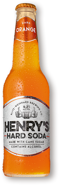 Orange Soda - Henry's Hard Soda (298x633), Png Download