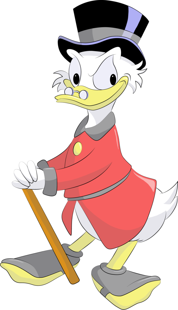 Scrooge Mcduck By Theblack-kat - Scrooge Mcduck (600x1043), Png Download