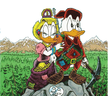Scrooge Mcduck - Onkel Dagobert (438x358), Png Download