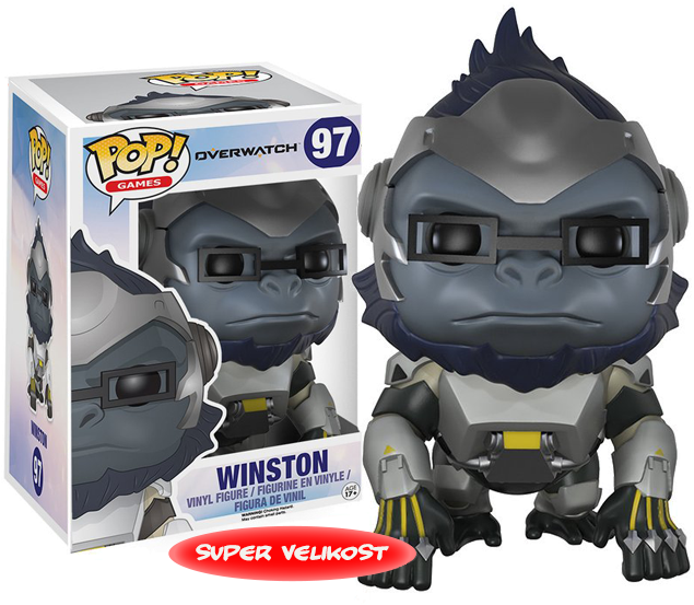 Winston - Overwatch - Overwatch Winston Pop Figure (640x640), Png Download