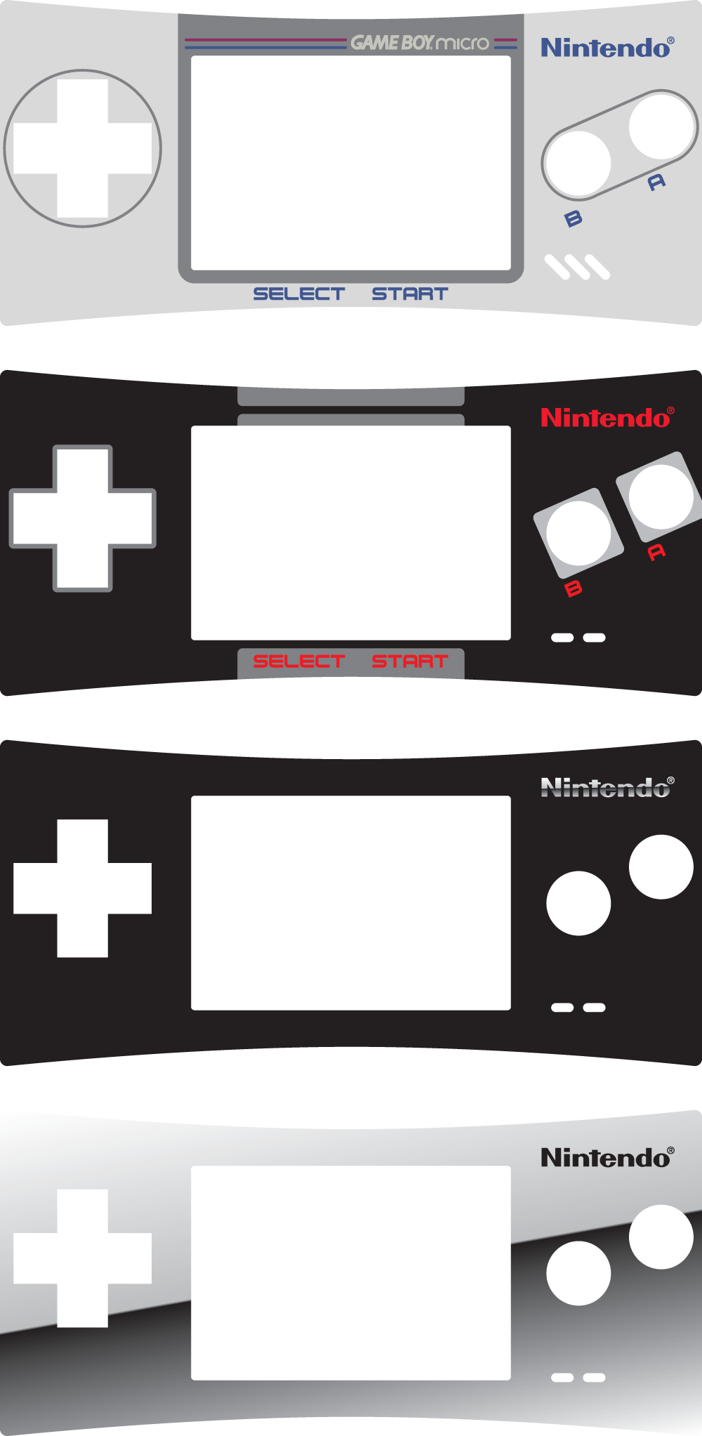 I Also Plan On Ordering A Few Black And Chrome Plates - Gameboy Micro Faceplate Zelda (1000x2045), Png Download