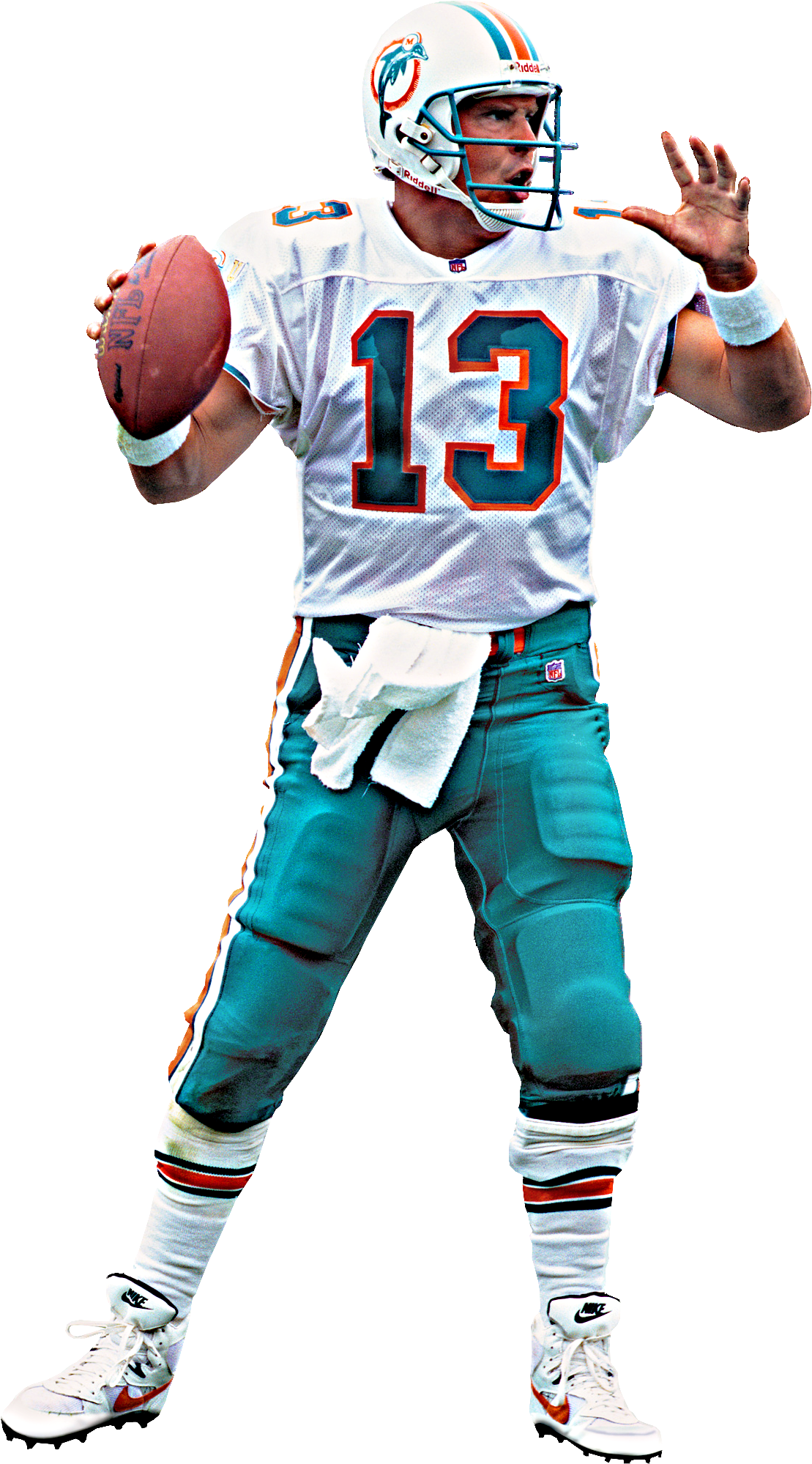 Dan Marino - Miami Dophins - Miami Dolphins Dan Marino Png (1109x1999), Png Download