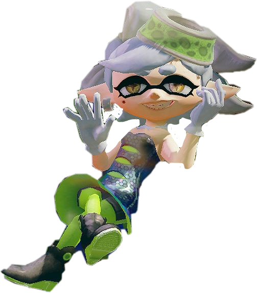 Marie Splatoon Squid Callie Mariesplatoon Freetoedit - Splatoon (503x573), Png Download