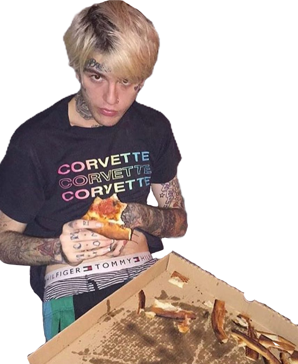Lilpeep Lil Peep Gbc Crybaby - Too Poor And Peep (1024x1249), Png Download
