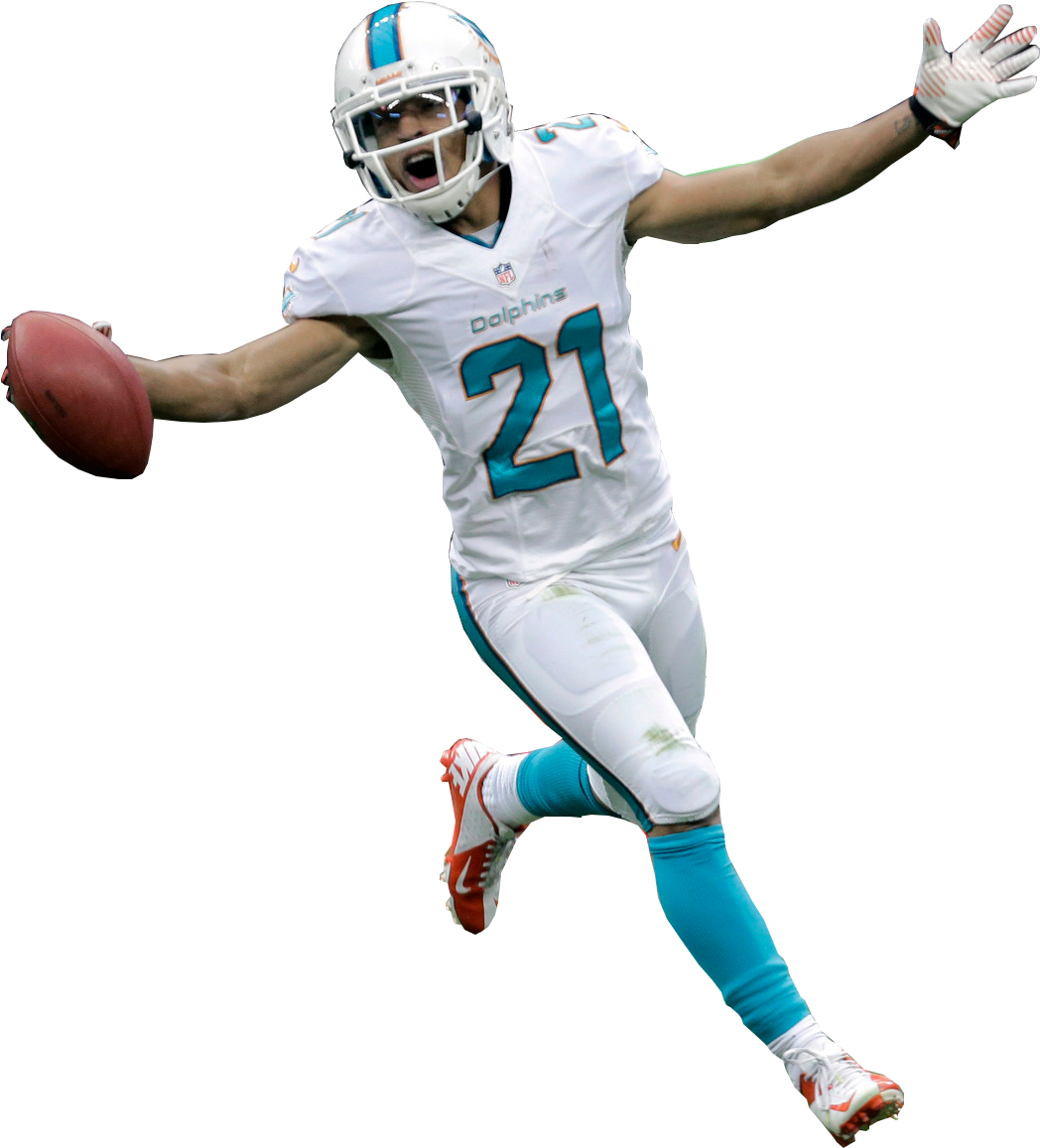 Free Clipart American Football Punter Black And White - Miami (1066x1170), Png Download