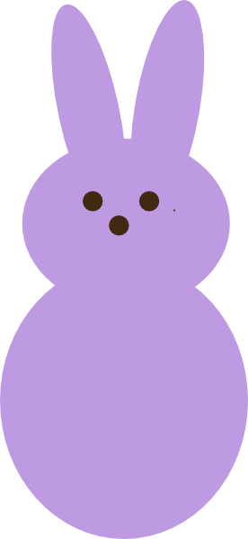 Purple Peep Hi - Peep Clipart (276x598), Png Download