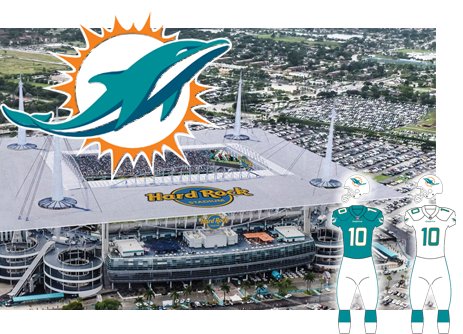 Miami Dolphins Opponent Of The Tampa Bay Buccaneers - Licensed Miami Dolphins Football 54x68 Cotton Velour (463x334), Png Download