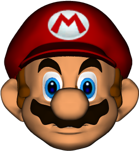 Mario Head0 - Mario Head Transparent Background (640x360), Png Download