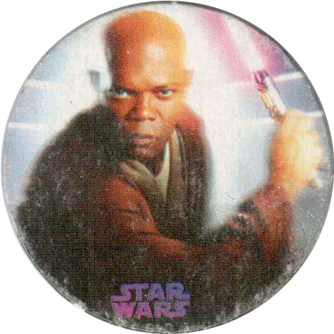 Star Wars 17 Mace Windu - Samuel L Jackson Star Wars 3d (500x500), Png Download