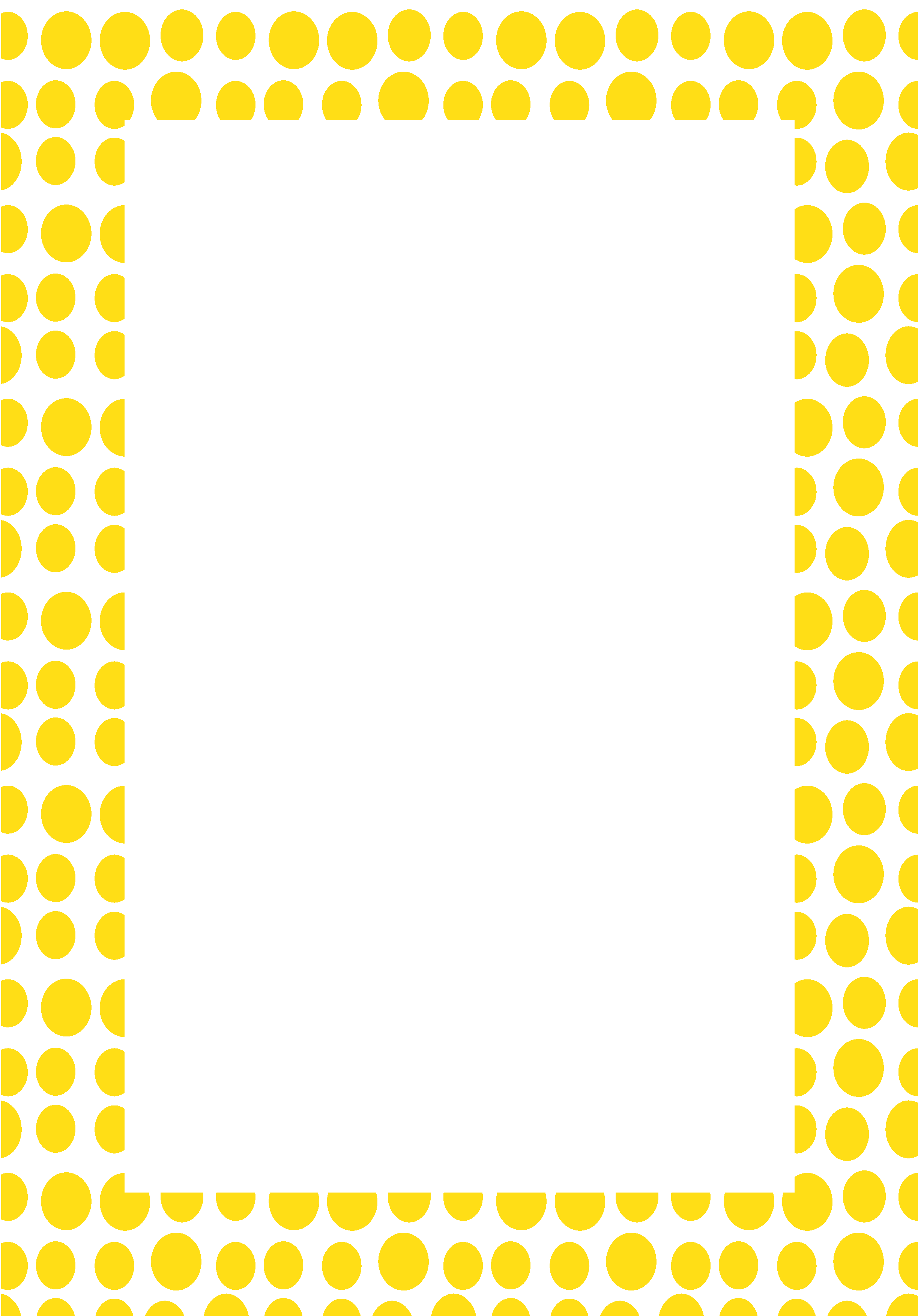 Frame Yellow Dots - Llama Llama Rhyming Activities (2480x3508), Png Download