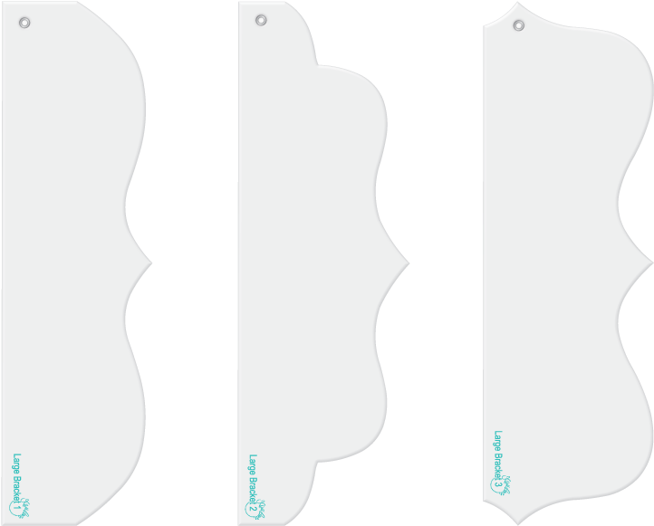 Large Brackets Designer Template Fun Border Set - Bracket (800x620), Png Download