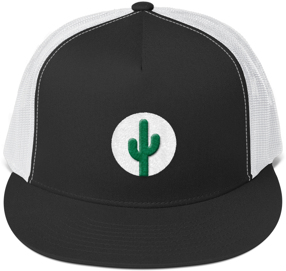 Cactus Trucker Hat - Trucker Cap (1000x1000), Png Download