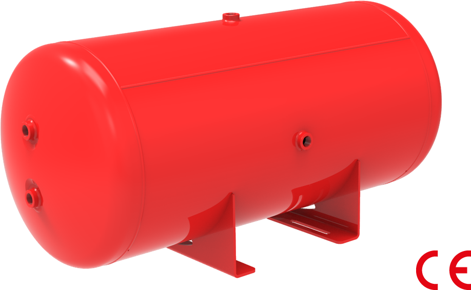 Steel Air Reservoir With Brackets 100 Litre Ø 396mm - Lufttank (1021x627), Png Download