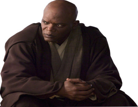 Lien Direct, 2018/11/2/1520945764 Mace Windu - Star Wars Mace Windu (450x350), Png Download