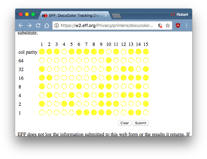 Reality Winner Was Outed By Invisible Dot Patterns Hp Printer Yellow