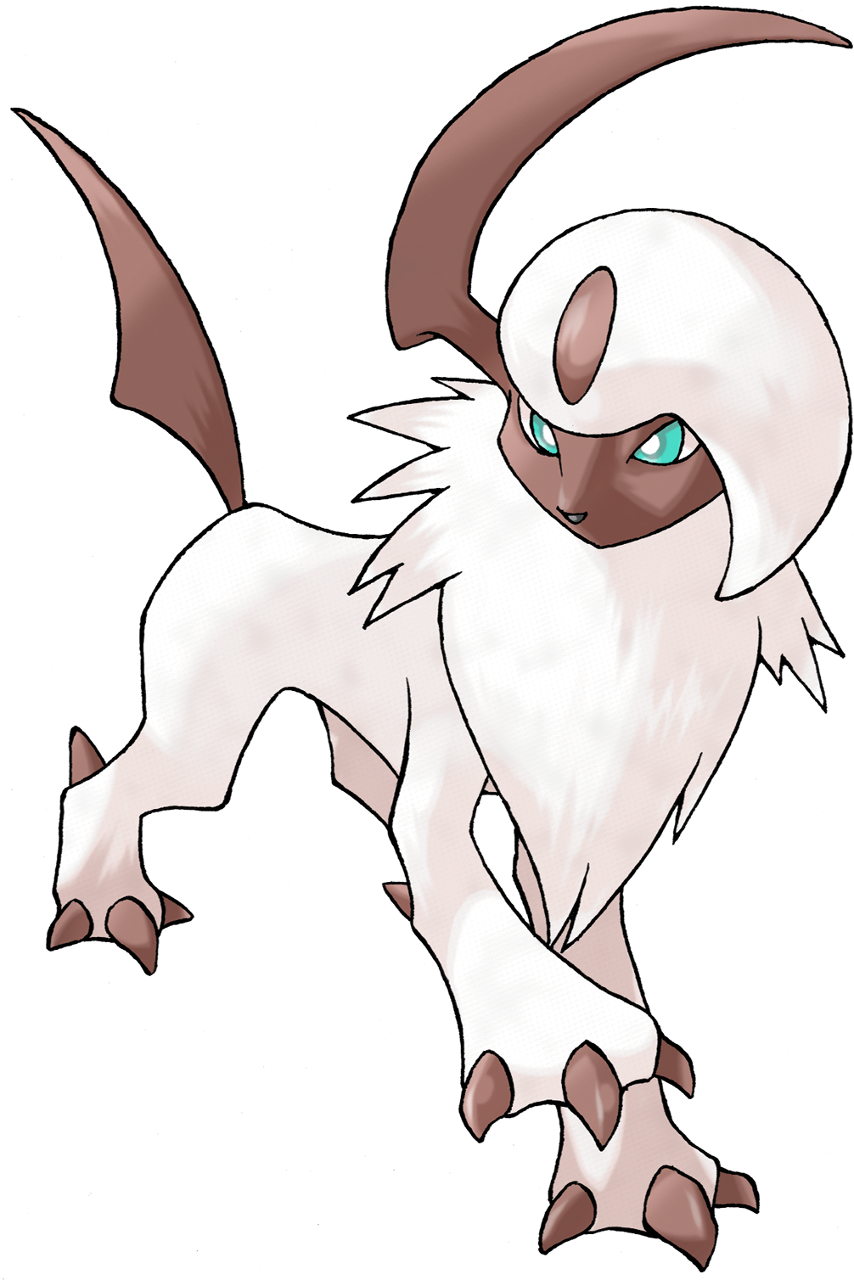 359 Absol Shiny - Pokemon Absol (854x1280), Png Download