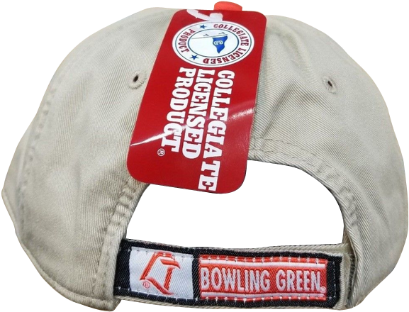 Bgsu Vintage Lt Logo Embroidered Dad Hat - Virginia Tech Hat Vt (600x600), Png Download