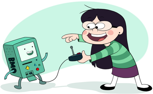 Vote For - Bmo And Candy Chiu (600x344), Png Download