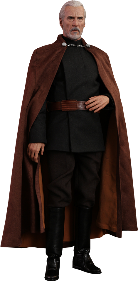 Hot Toys Count Dooku Sixth Scale Figure - Count Dooku Sixth Scale (480x952), Png Download