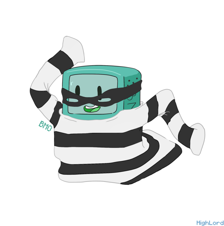 Bank Robber Bmo By 9thanodrac On Deviantart Clip Transparent - Illustration (894x894), Png Download