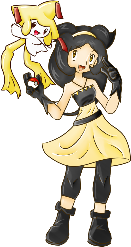 Me And My Jirachi - Cartoon (600x900), Png Download