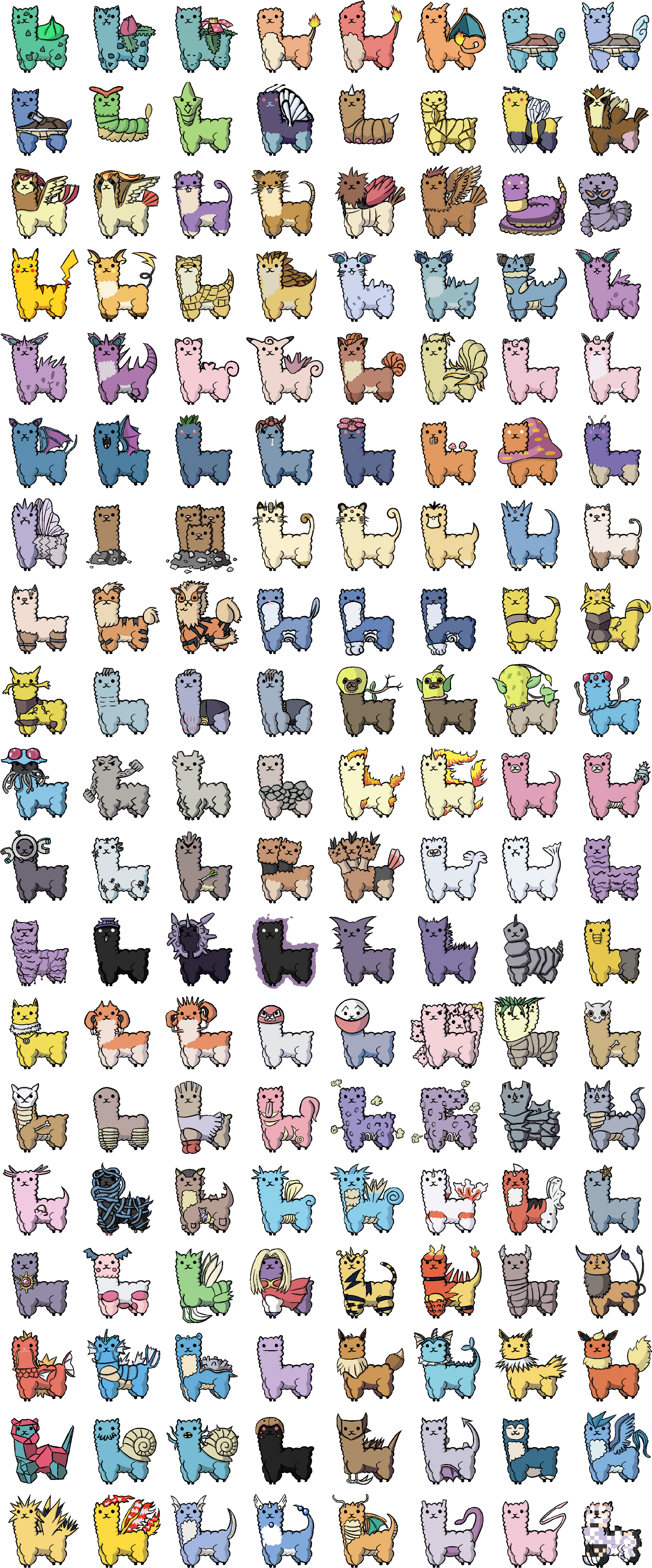 Cutest Alpaca Pokemon Crossover - Nintendo Evolution Hand Held (1875x4454), Png Download