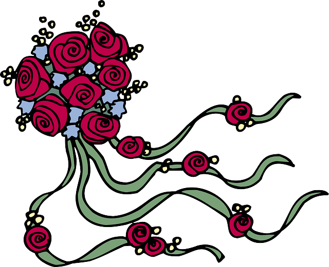 Vector, Flores, Rosa - Flower (640x521), Png Download