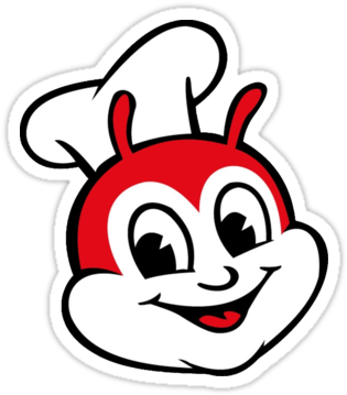 Just Jontron - Jollibee Logo Png (375x360), Png Download