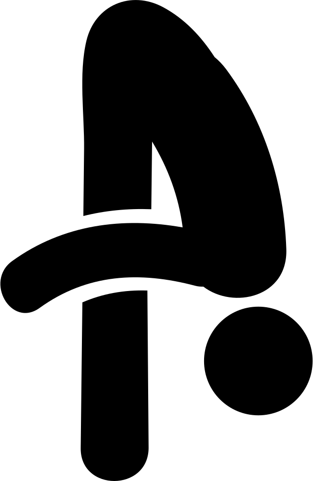 Man Doing Yoga Comments - Cross (638x980), Png Download