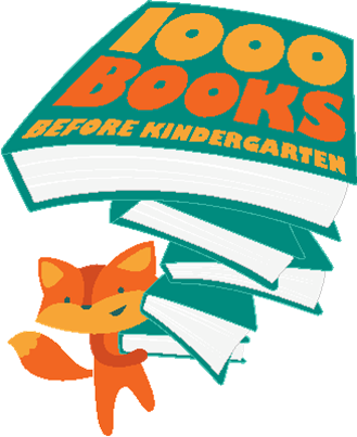 Fox Holding Books 1000 Books Before Kindergarten - Fox Clipart 1000 Books Before Kindergarten (329x403), Png Download