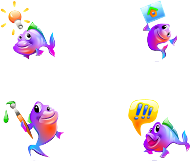Pez De Dibujos Animados Iconos - Fish Icon (1024x600), Png Download