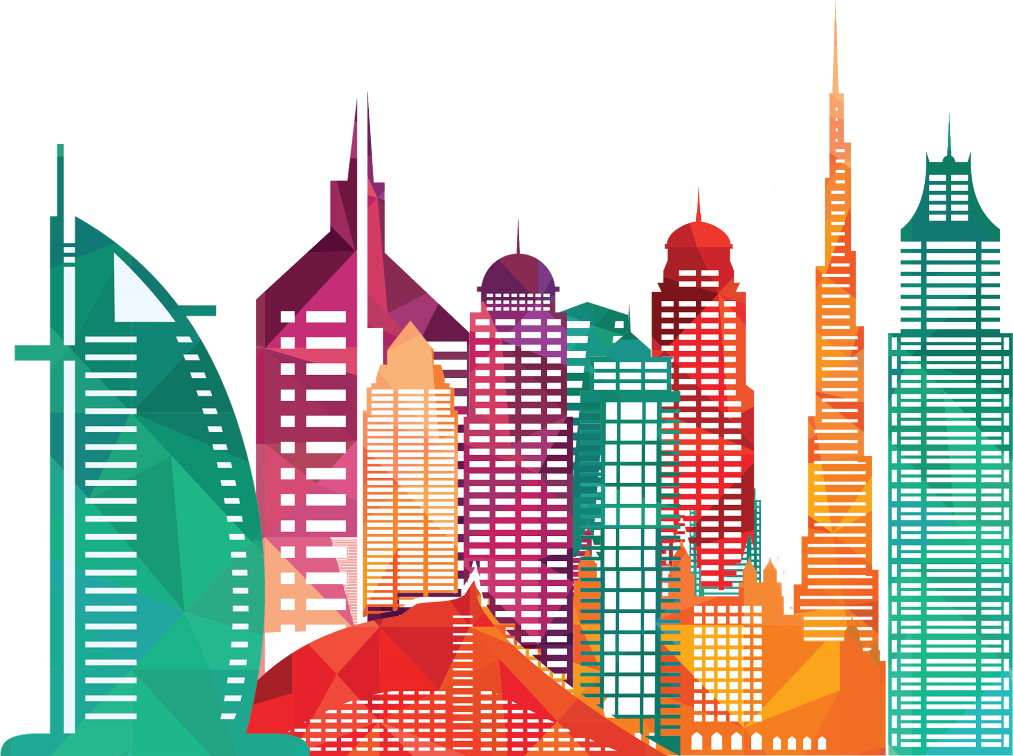 Dubai World Trade Center - Dubai Images Png (2377x1572), Png Download