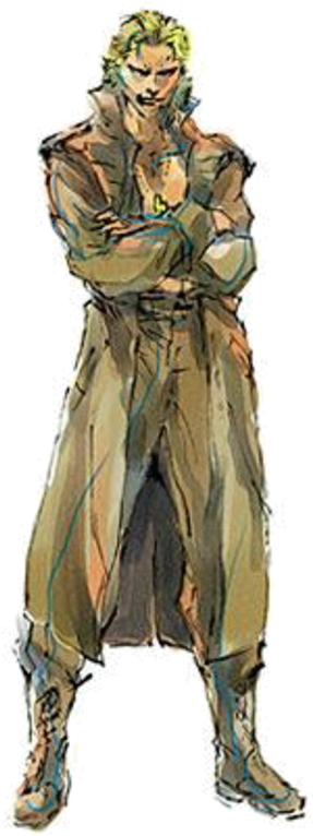 Liquid Snake - Liquid Snake Mgs1 Art (300x766), Png Download