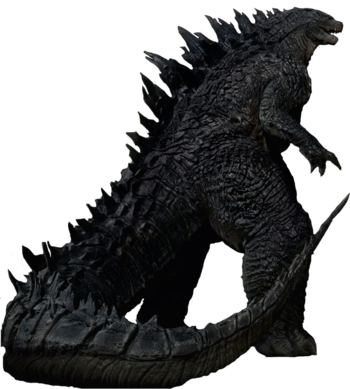 Edit Locked - Godzilla 2014 Render (350x389), Png Download
