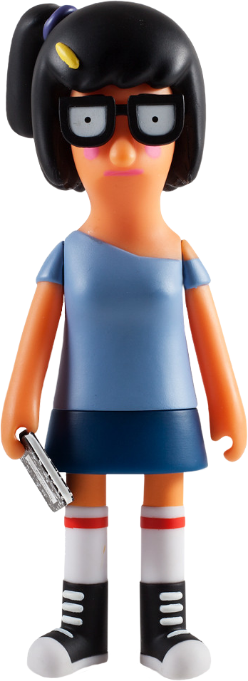 Bad Tina 7” Vinyl Figure - Bob's Burgers - Bad Tina Medium Figure (348x956), Png Download
