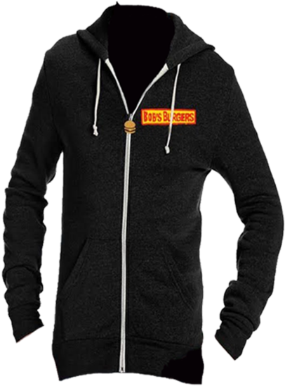 Bob's Burgers Burger Hoodie - Rh Blood Group System (600x600), Png Download