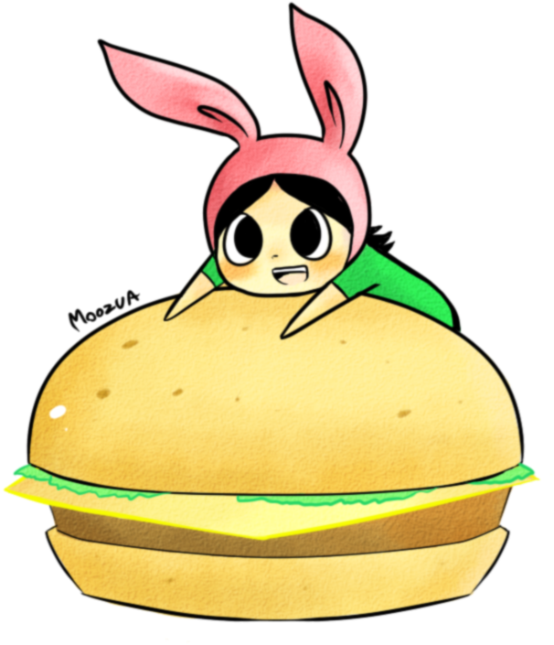 Bob's Burgers Tina By Mancinii On Clipart Library - Draw Chibi Bob's Burgers (720x720), Png Download