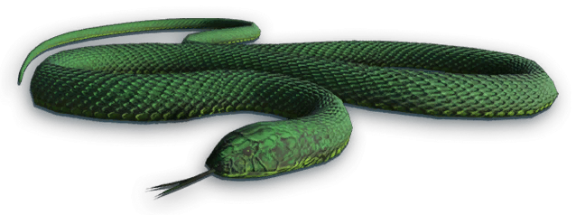 Smooth Greensnake (638x238), Png Download