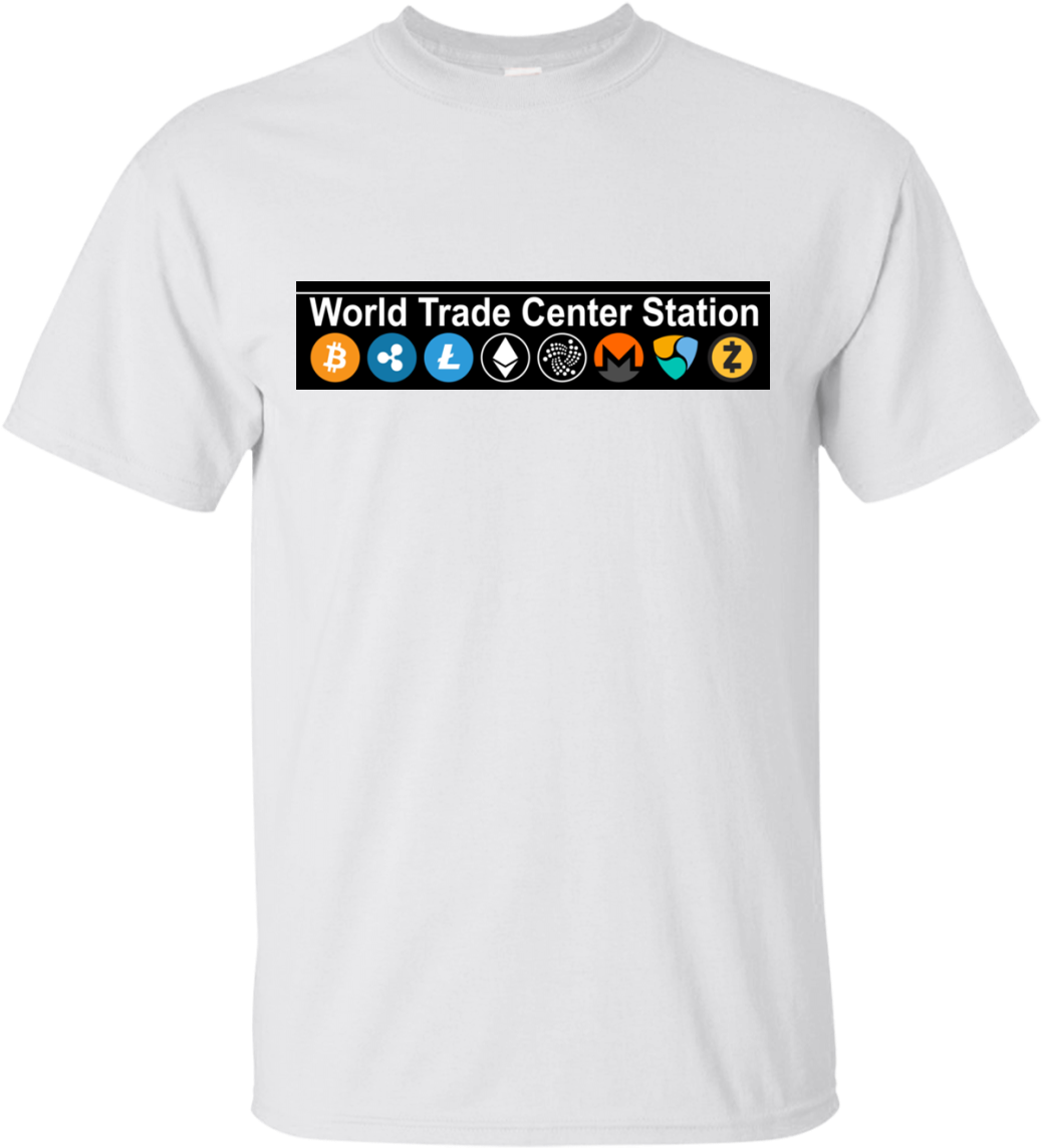 World Trade Center Station Crypto Tee - Active Shirt (1155x1155), Png Download
