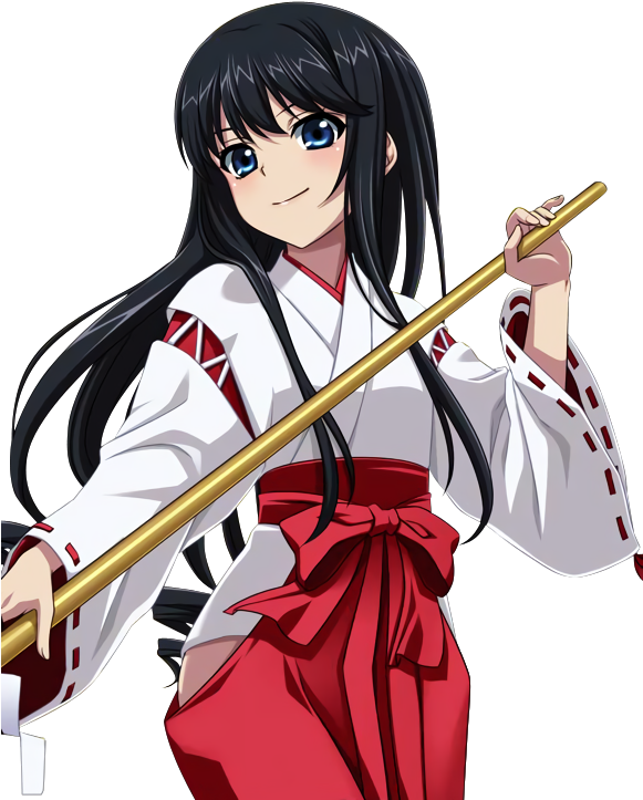 Minamiya Natsuki - Natsuki Kimono Strike The Blood (580x744), Png Download