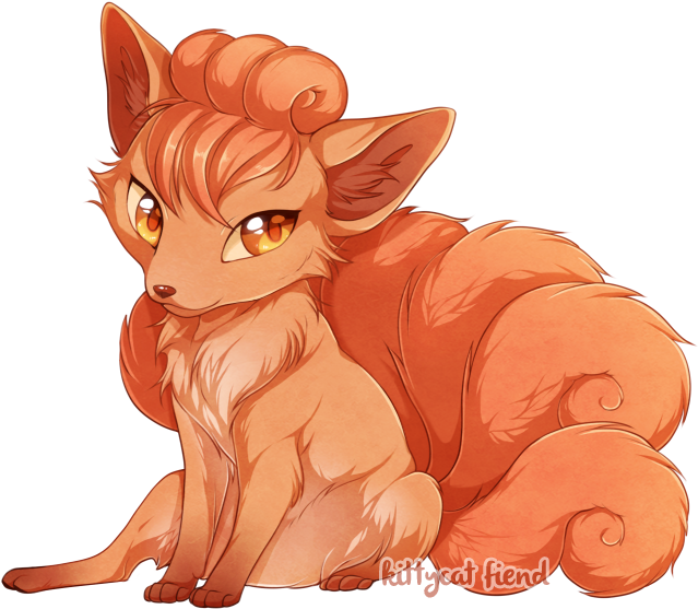 Clip Black And White Library By Kittycat Fiend On Deviantart - Cute Vulpix (805x680), Png Download
