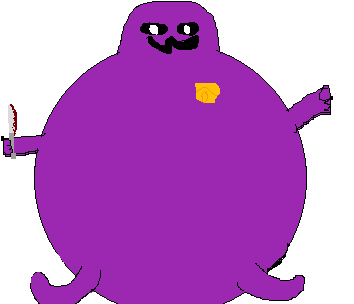 Willam Afton Is Fat - Cartoon (500x500), Png Download