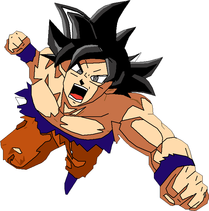 Goku Madness - Dibujos De Goku De Ultra Instinto (700x700), Png Download