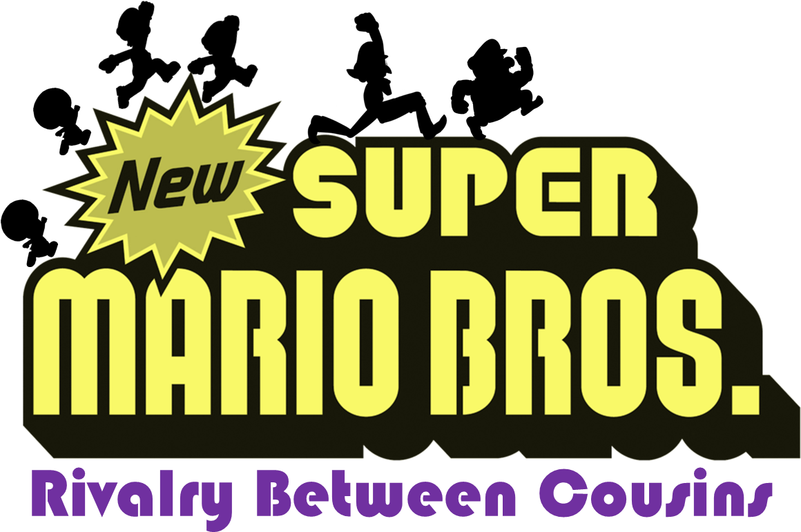 Mario Bros Logo Png Image Library - New Super Mario Bros Logo (1227x842), Png Download