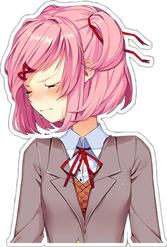 Report Abuse - Ddlc Natsuki (334x492), Png Download