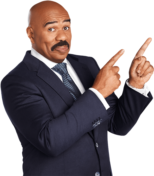 Steve Harvey - Transparent Steve Harvey Clip Art (640x720), Png Download