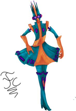 Stand Oc Kimagure Mercy - Medibang Inc. (311x440), Png Download