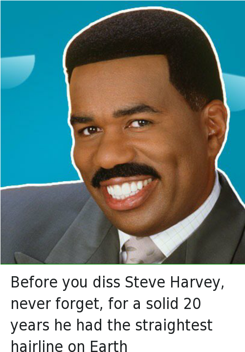 Diss, Hairline, And Miss Universe - Steve Harvey Hairline Meme (500x737), Png Download