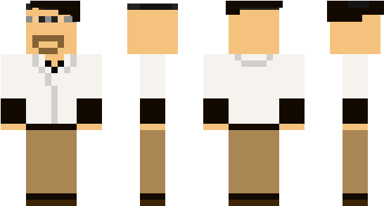 Minecraft Skin Steveharvey (600x348), Png Download