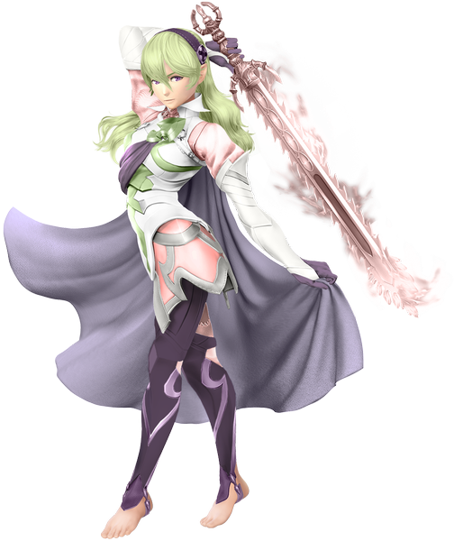 Cool Smash Alts~ On Twitter - Fire Emblem Corrin Girl (600x600), Png Download